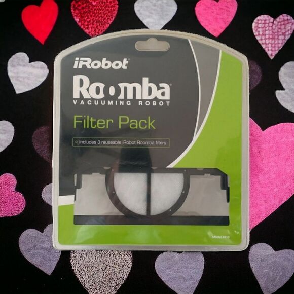 NIP iRobot Roomba Filter Pack 4910 Vacuum Robot 3 Filters Model New Reusable. Co - Picture 15 of 16